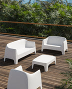 Solid Sofa Loveseat