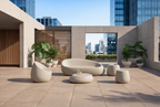 Stone Low Stool